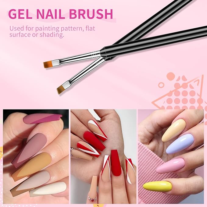 Saviland nail art brushes set