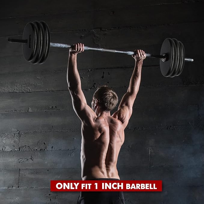 A2ZCARE 1 inch Weight Plates Set 1.25 lbs 20 lbs, 1 inch, 1 inch