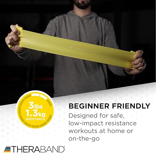 THERABAND Latex, Yellow/Red/Green - Beginner Set