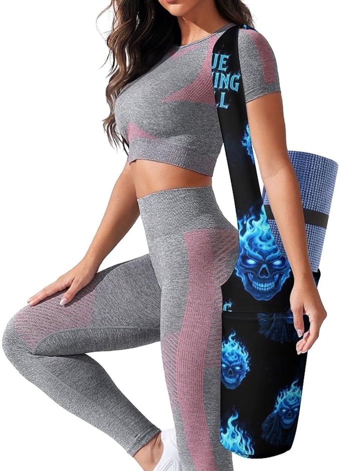 Portable Single Shoulder Yoga Mat Bag Carrier with Pocket Spacious Storage for Yoga Gym Fitness