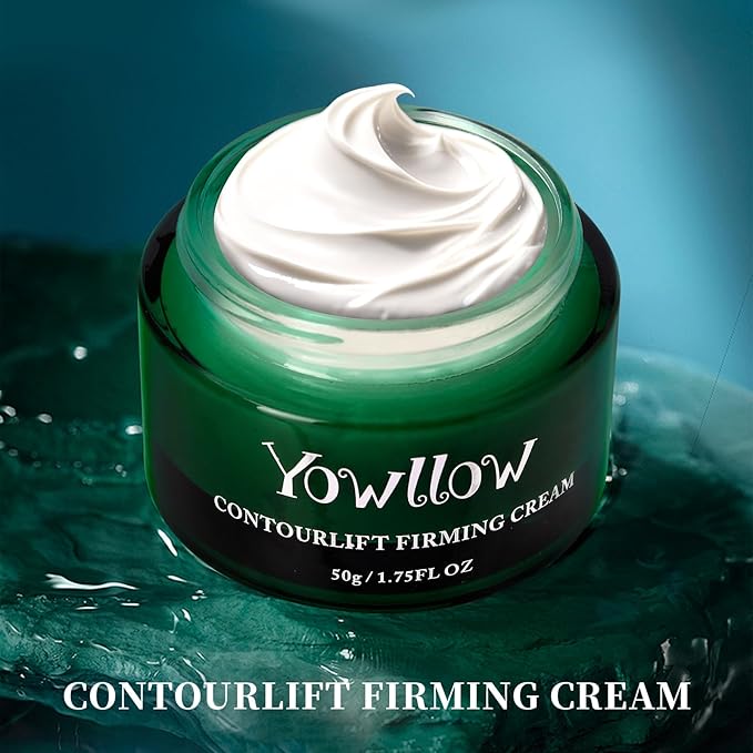 Yowllow Anti-Aging Skin Moisturizer,Hydrating & Firming Skin Cream to Help Face Neck Lifting,Tightening and Reducing Wrinkle,Light Repair Cream for Women Men