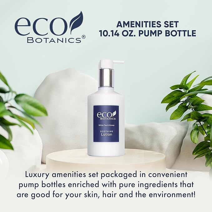 Terra Pure | Eco Botanics Lotion, Retail Size Hotel Amenities, 10.14 oz. (Single)