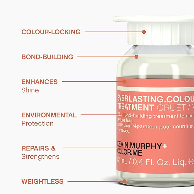 KEVIN.MURPHY EVERLASTING.COLOUR LEAVE-IN - Weightless Colour Lock - For Coloured Hair - Bond Building Hair Treatment - Colour Protection - 12 mL / 0.4 fl oz (Pack of 2)