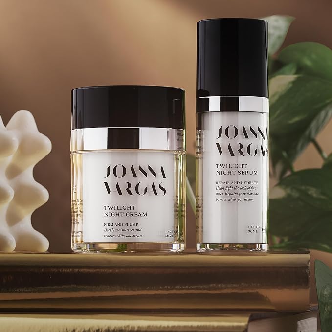 Joanna Vargas Twilight Night Cream - Night Time Face Moisturizer With Epidermal Growth Factors, Seed Oil Complex, & Hyaluronic Acid - Face Cream that Plumps & Smoothes For Supple-looking Skin - 50 ml