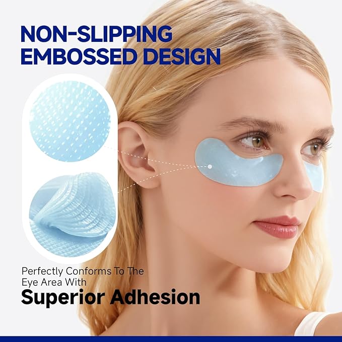 Dr Vincent Peptide Cooling Under Eye Patches, Soothing Eye Patches Instant Reduces Dark Circles and Puffiness, Calming Under Eye Mask with Glacial Water for Bags Treatment, 12 Pairs