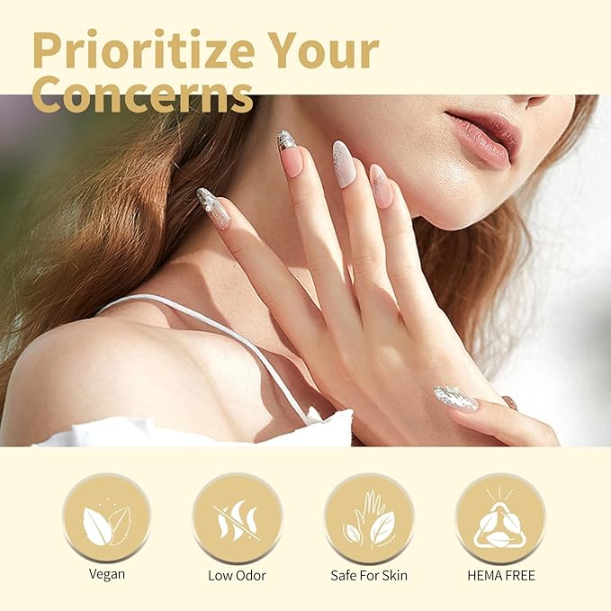 CANNI Nude Pink Gel Nail Polish, 1Pcs Translucent Jelly Gel Polish Color High Gloss Soak Off U V Nail Manicure Salon DIY