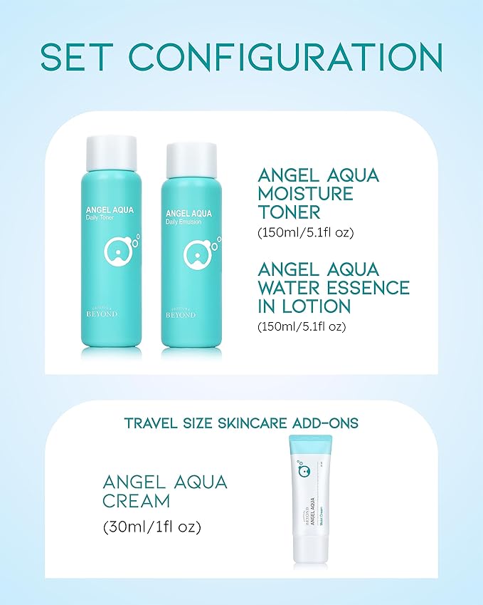 BEYOND Angel Aqua Moisture Skincare Set oz