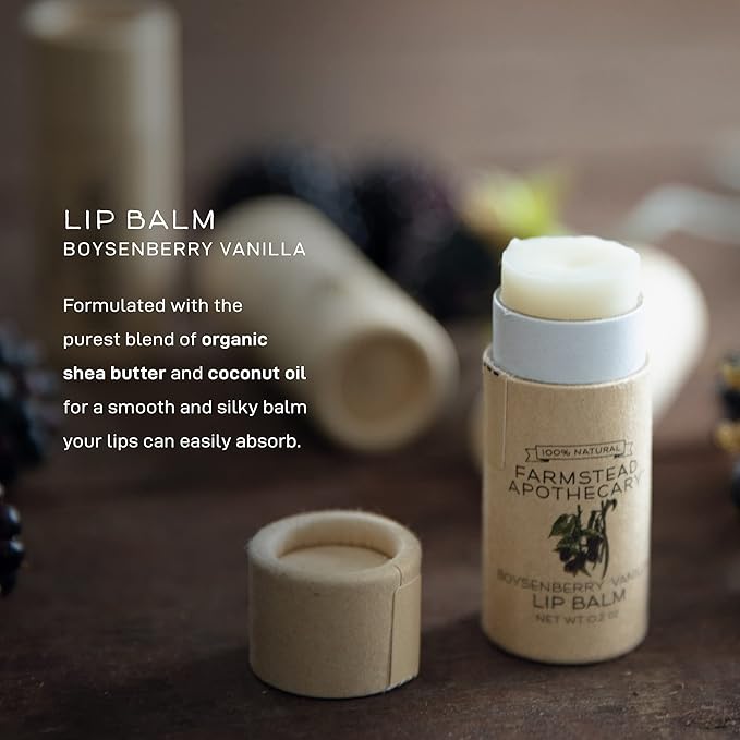 Farmstead Apothecary 100% Natural Lip Balm 0.2oz