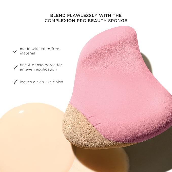 Strokes Beauty Lab Original Beauty Blender Makeup Sponge Applicator for Powder, Cream & Liquid, Beauty Tools Puff, Streak Free Application, Vegan, Cruelty Free Made in USA, Pink (3 Pieces)