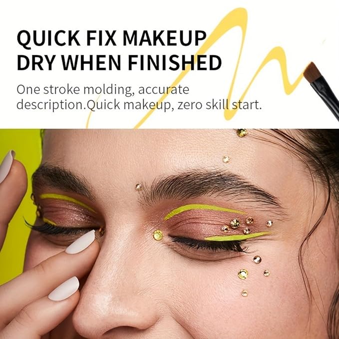 MAEPEOR Gel Eyeliner 10 Colors Smooth Cream Matte Eyeliner Gel Longlasting Waterproof and Smudgeproof High Pigment Eyeliner with Brush (08 Blue)