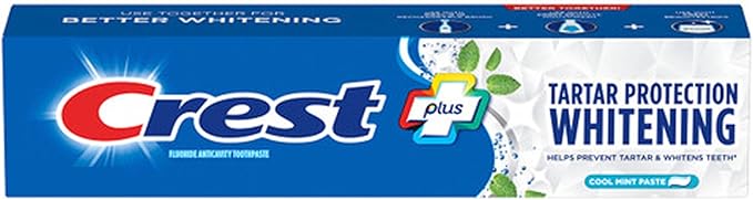 Crest Tartar Protection Whitening Cool Mint Flavor Toothpaste, 8.2 Ounce