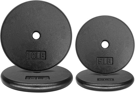 A2ZCARE 1 inch Weight Plates Set 1.25 lbs 20 lbs, 1 inch, 1 inch