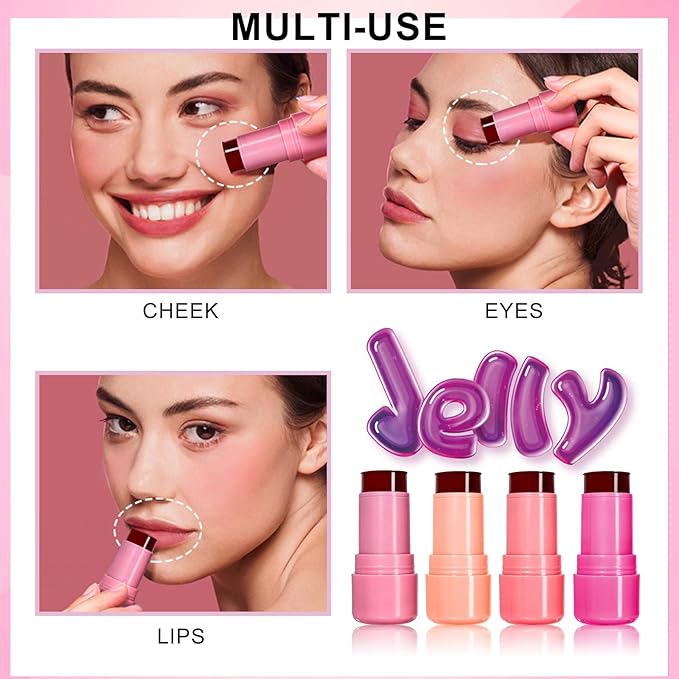 Milk Cooling Water Jelly Tints, 4PCS Milk Jelly Cooling