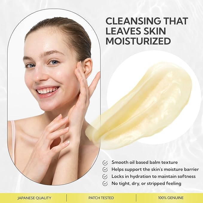 PERFECT ONE FOCUS Smooth Cleansing Balm Makeup Remover – Makeup cleansing balm that melts away makeup and impurities while moisturizing – Gentle Face Wash Balm - Great for Travel, 2.64oz(75g)