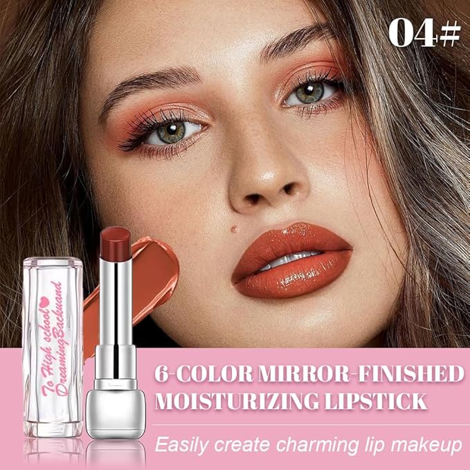 HHLTOH Brown Plumper Moisturizing Butter Lipstick for Women, Natural Tinted Lip Balm Shine Nourishing Hydrating Lip Gloss Stain for Dry Lips, Lightweight Lip Liner Care Makeup, Vegan 1Pc Brown Black