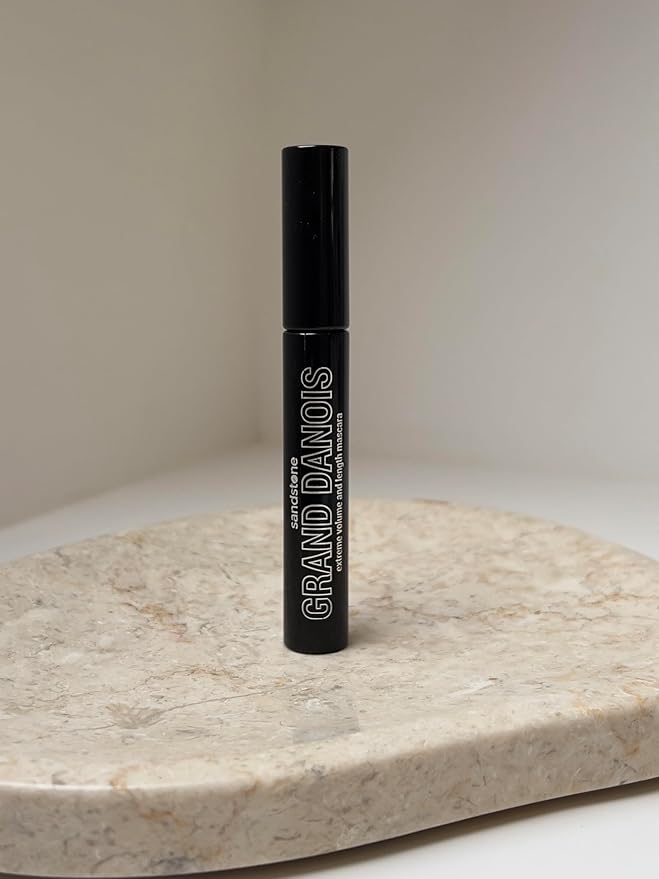 Sandstone Scandinavia Hypoallergenic Mascara for Sensitive Eyes – Brown – Smudge-Proof & Sweat-Resistant – Lengthening & Volumizing – Vegan, Fragrance-Free