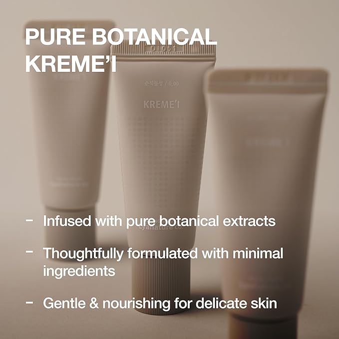 Lyanature KREME I – Organic Korean Eye Cream for Dark Circles & Fine Lines, Anti-Aging & Skin Elasticity, Lightweight, Non-Sticky, Compact, Paraben-Free Skincare (0.7 fl oz / 20g)