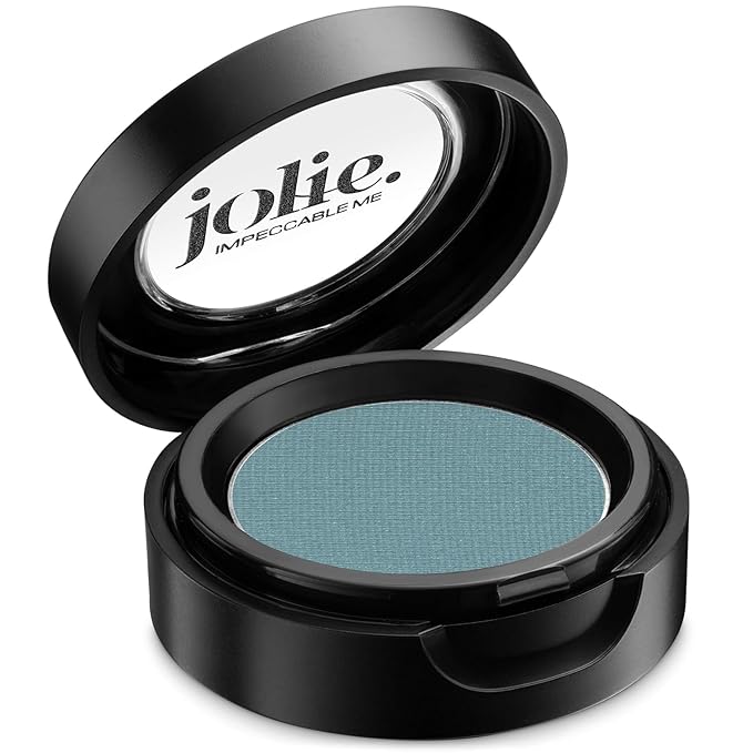 Jolie Cosmetics Powder Pressed Matte Eyeshadows - Cruelty Free, Vegan, Single Pan Eyeshadow 1.48g Warm Neutrals (Aquamarine)