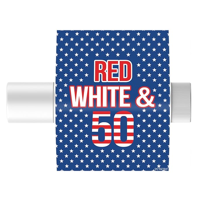 Red White and Blue 50th Birthday Supplies
