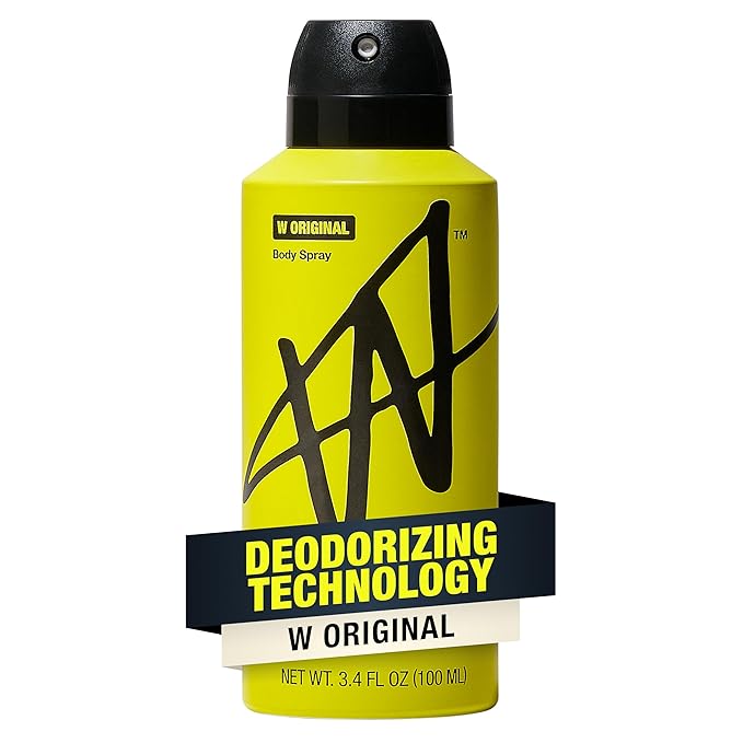 Jake Paul Original Body Spray for Men By W, Odor Blocking Body Deodorant, Long Lasting Protection, 3.4 fl oz