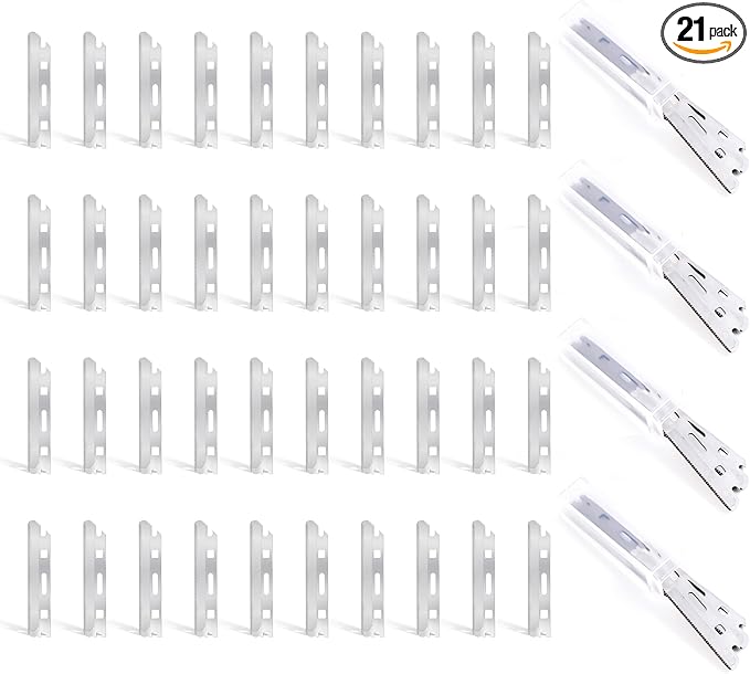 MoHern Dermaplan Razor for Face Professional, Facial Razors for Women Face with 40 Blade Refills, Eyebrow Razor for Women and Men