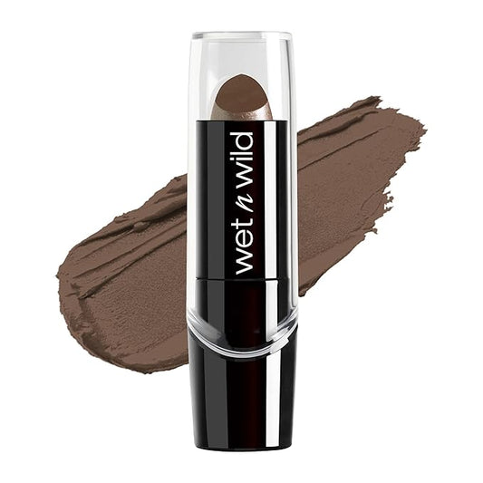wet n wild Silk Finish Lipstick, Hydrating Rich Buildable Lip Color, Formulated with Vitamins A,E, & Macadamia for Ultimate Hydration, Cruelty-Free & Vegan - Cashmere