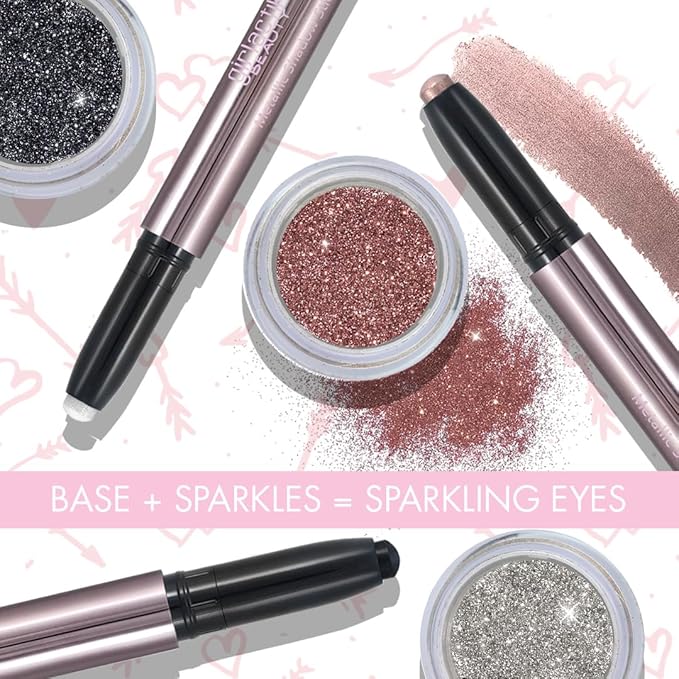Girlactik Shadow Stick – Long-Wearing Cream Eyeshadow Stick, Blendable & Smudge-Resistant Eye Makeup – Vegan, Cruelty-Free, Easy One-Swipe Application (Golda)