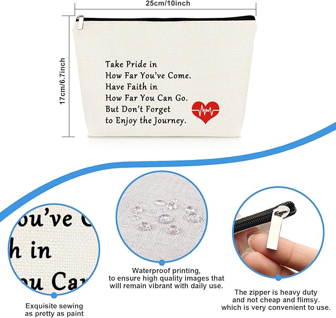 RT Gifts Respiratory Therapist Gifts RT Makeup Bag Respiratory Therapy Gifts for Women RT Student Gift Medical Graduate Gift Cosmetic Bag Pouch Christmas Birthday Gift for RT Respiratory Therapist