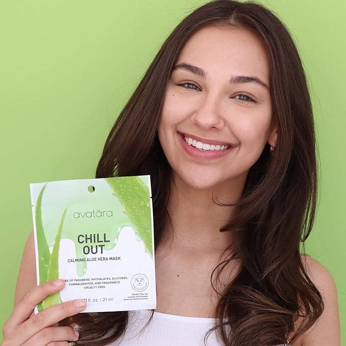 Avatara Chill Out Face Masks, 15 Hydrating