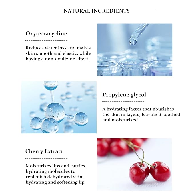 20Pcs Lip Mask, Red Cherry Lip