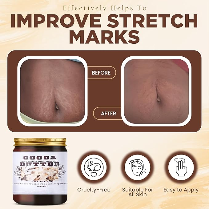 Cocoa Butter for Skin Care, Moisturizing