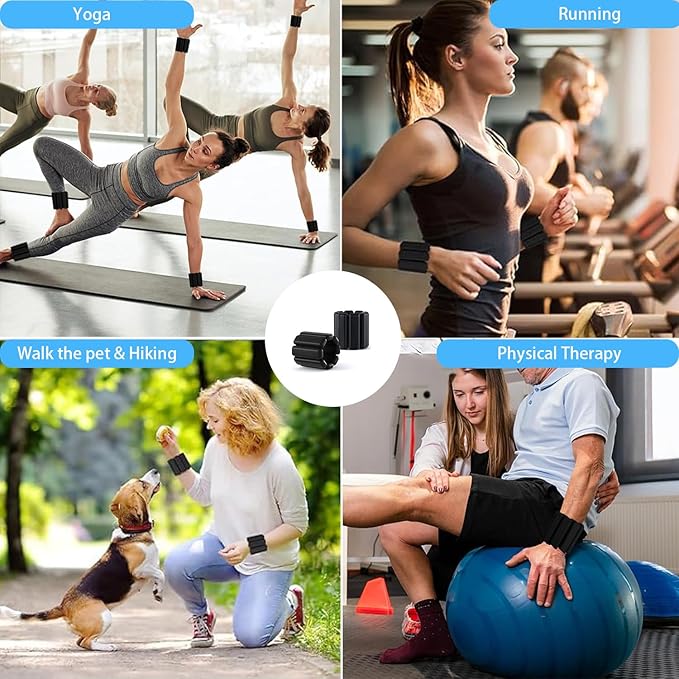 Ankle Weights Set of 2(1Lbs Each)