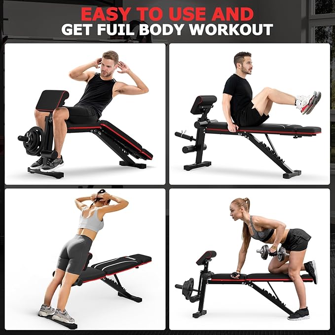 Adjustable Weight Bench 800LBS