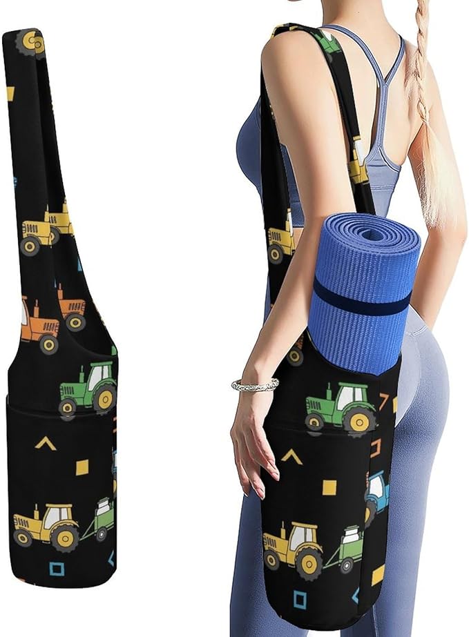 Yoga Mat Bag Large Tote Carrier Holder with Water Bottle Pocket Yoga Bags