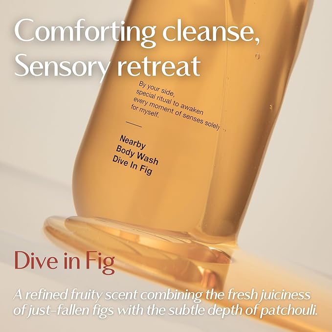 Hersteller Nearby Scented Vegan Body Wash 10.1 fl oz Moisturizing Soothing Cleanser for Dry Skin Dive In Fig