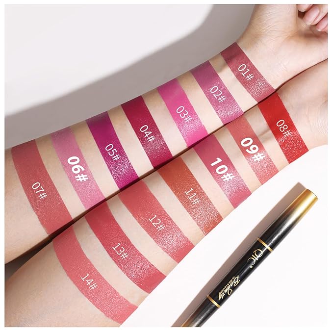 Grapefruit Lip Liner and Lipstick for Women, Long Grapefruit
