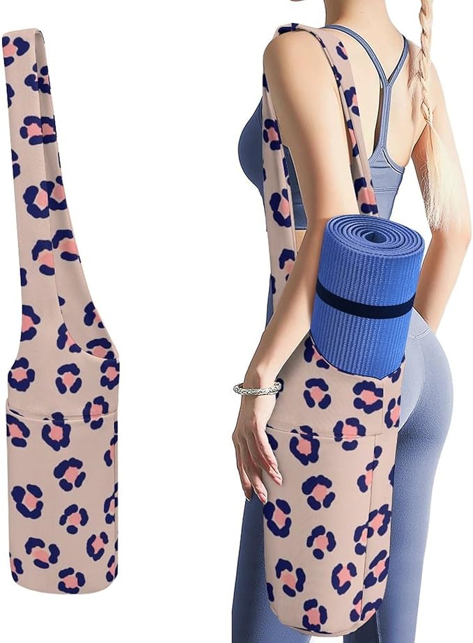 Stylish Yoga Mat Bag for Women Exercise Mat Holder with Shoulder Strap Yoga Mats Totes Sports Storage Bag