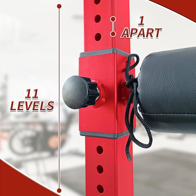 Bulgarian Split Squat Stand With 11-Level Single Leg