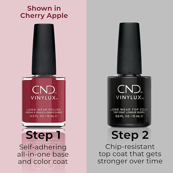 CND Vinylux Longwear Red Nail Polish, Gel-like Shine & Chip Resistant Color, Hollywood, 0.5 fl. oz