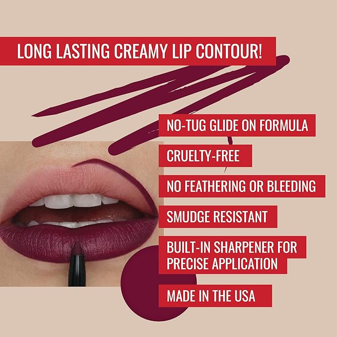 Runway Rogue Designer Liner Lip Pencil, Matte Rich Lip