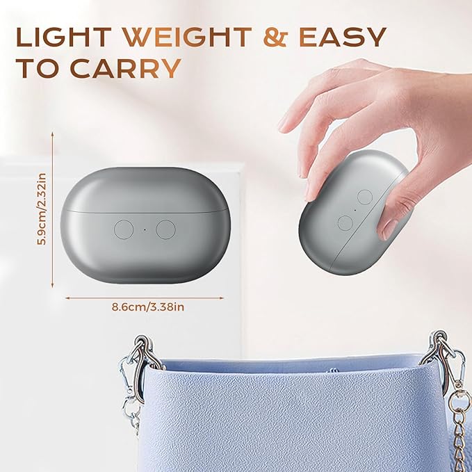 Electric Toenail Clippers for Seniors - Automatic Nail Trimmer with LED Light, 3-in-1 Rechargeable Nail Care System for Thick Nails & Arthritic Hands, Easy Grip Design for Adults Elderly (Gray+White)