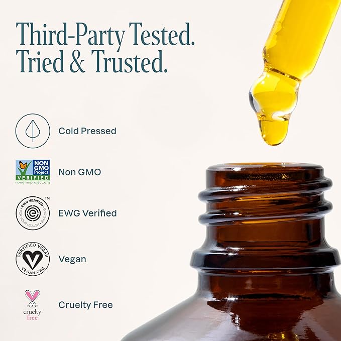 Cliganic Pure Vitamin E Oil for Skin, Scars, Hair & Face - 120,000 IU, Non-GMO Verified | Natural D-Alpha Tocopherol