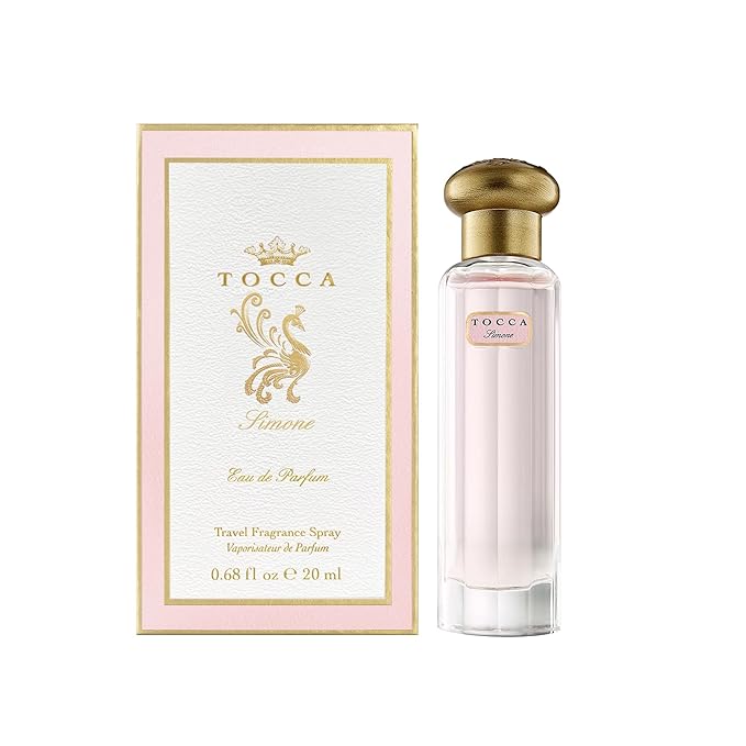 Tocca Eau de Parfum Set for Women, Simone (20ml + 50ml) - Fresh Floral - Breezy, Sparkling, Radiant - Hand-Finished Bottle