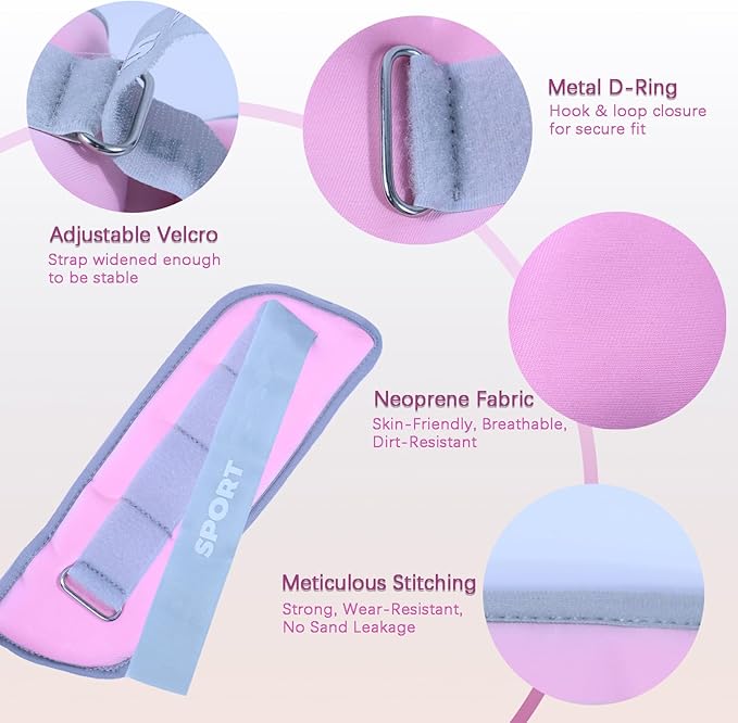 Ankle Weights for Women 4 lbs