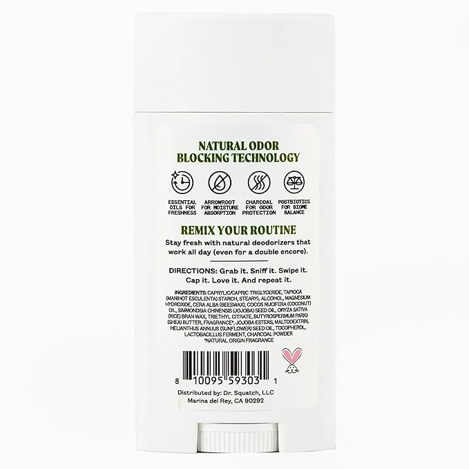 JUKEBOX Natural Deodorant for Women–Lavender Fields Forever Scent–Aluminum-Free, No Baking Soda, No Harsh Chemicals, Odor Blocking Technology, Lavender,Pear,Driftwood-a Dr. Squatch Brand-2.65oz,2 Pack
