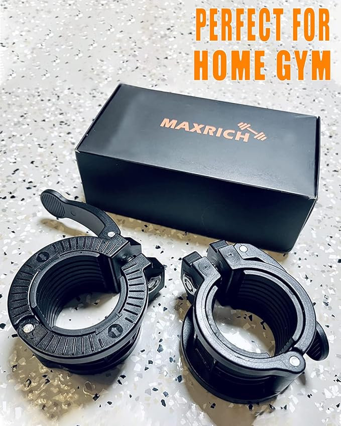 Barbell Clamps 2inch - 2 PCS Adjustable Barbell 1.8-2inch)