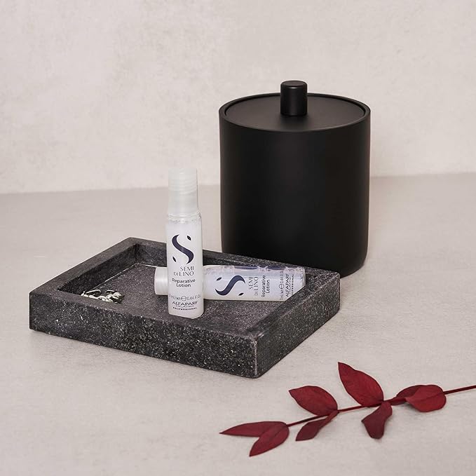 Alfaparf Milano Semi di Lino Reconstruction Reparative Lotion Treatment - Hair Repair for Damaged Hair, Adds Shine, Softness and Body - Thermal Protection - Anti Hair Breakage (6 Vials/2.64 oz)