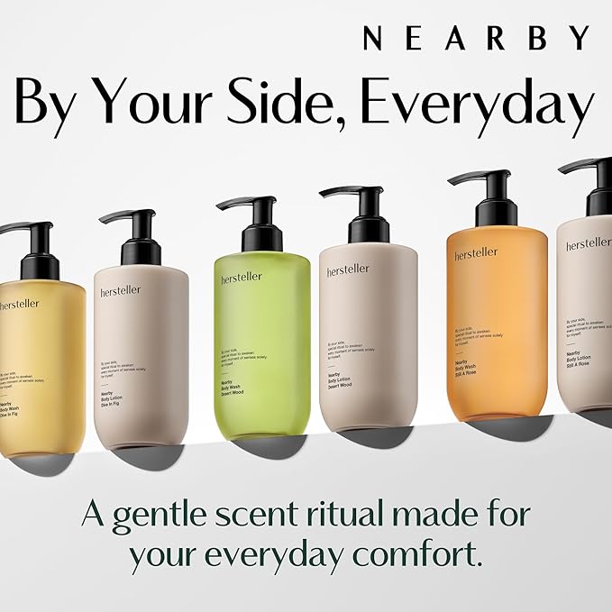 Hersteller Nearby Scented Vegan Body Wash 10.1 fl oz Moisturizing Soothing Cleanser for Dry Skin Desert Wood