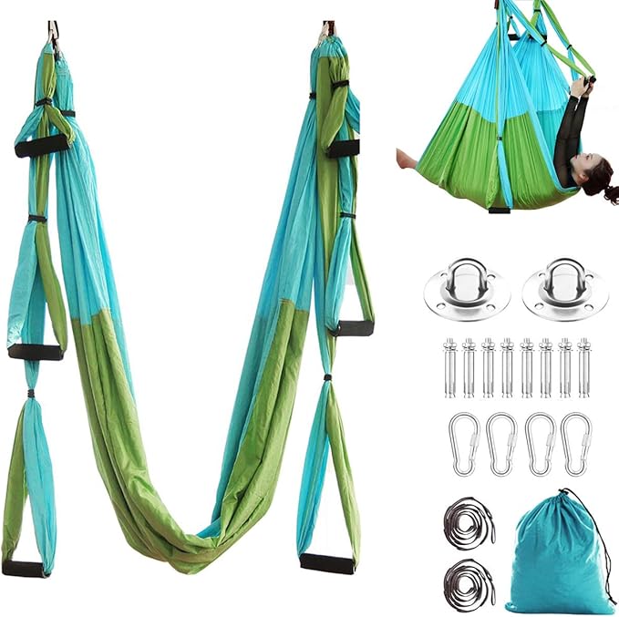 Aerial Yoga Swing Set Trapeze Yoga Hammock Kit
