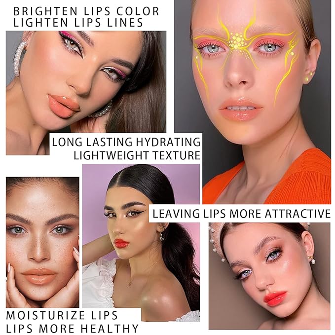 Lip Glow Oil Set, 2 Pcs